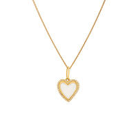 BABY ENAMEL HEART PENDANT