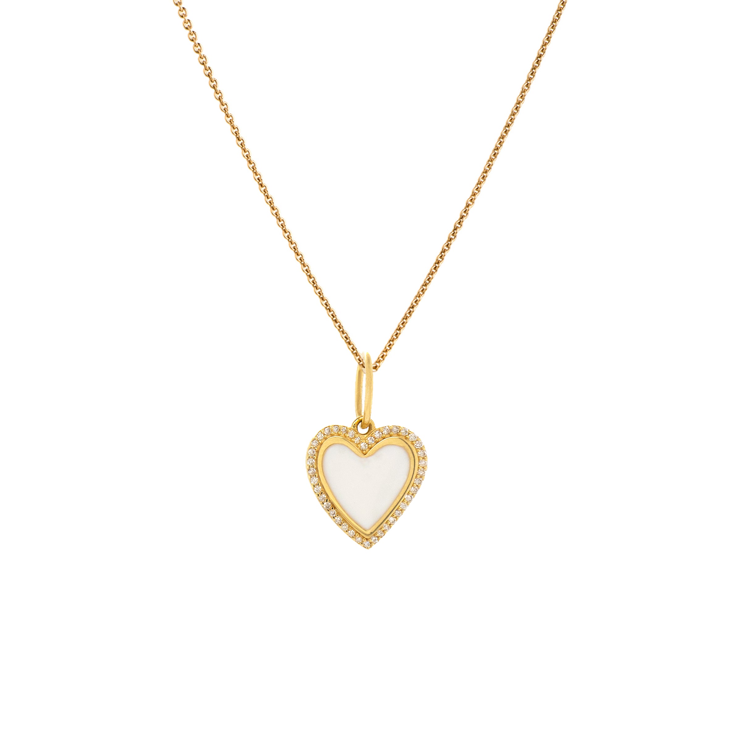 BABY ENAMEL HEART PENDANT