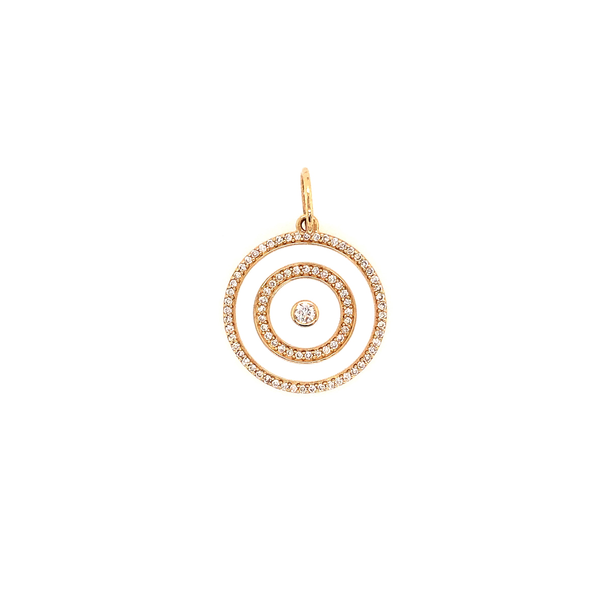 ENAMEL TARGET PENDANT