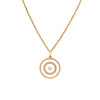 ENAMEL TARGET PENDANT