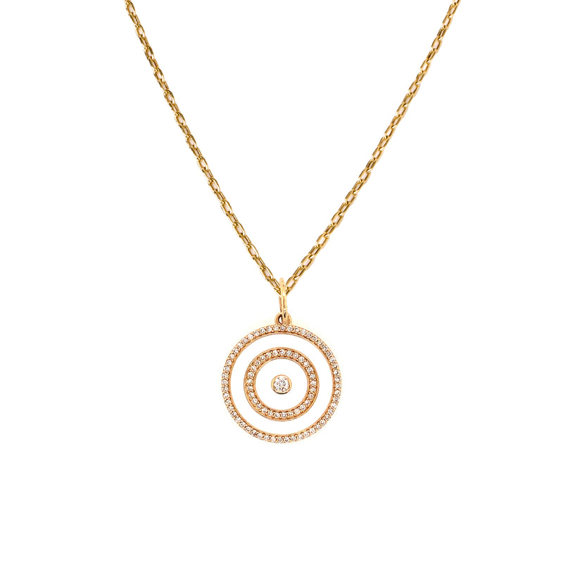 ENAMEL TARGET PENDANT