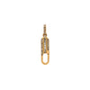 BAGUETTE DIAMOND CHARM CLASP