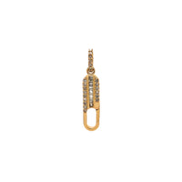 BAGUETTE DIAMOND CHARM CLASP