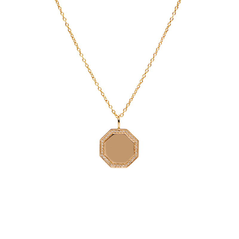 OCTAGON DIAMOND PENDANT