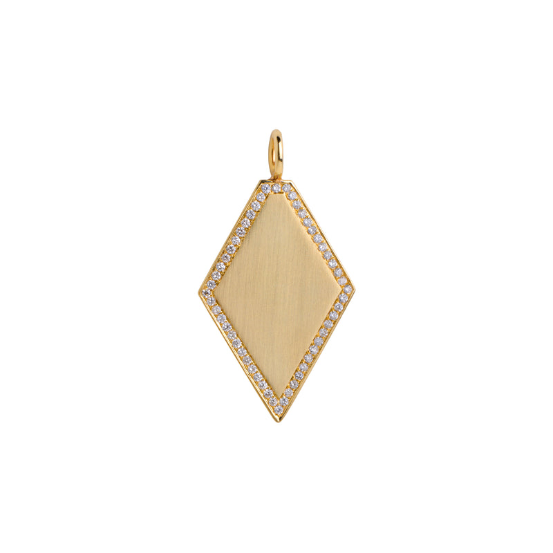 DIAMOND SHAPED PENDANT - Bridget King Jewelry
