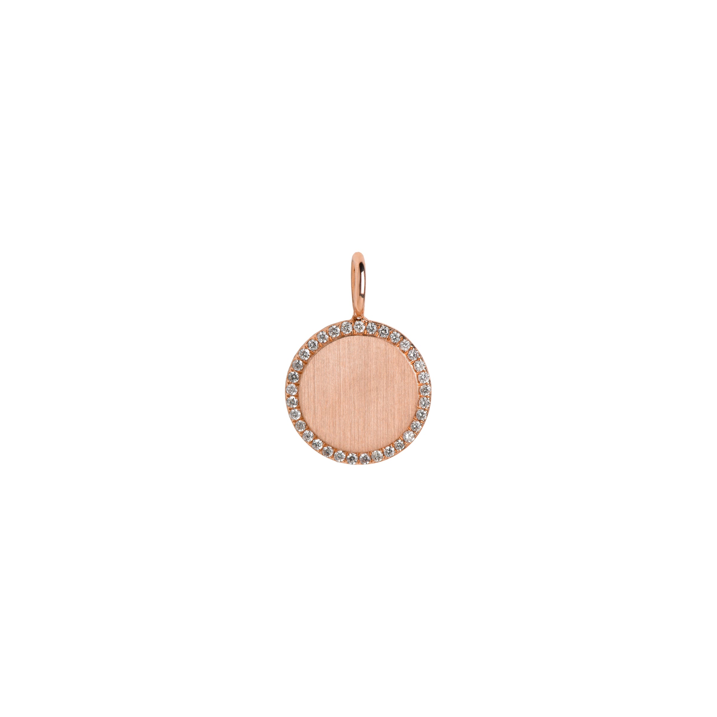 ROUND DIAMOND PENDANT - Bridget King Jewelry