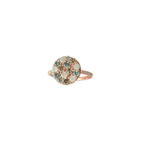 DIAMOND DOTTED CIRCLE RING - Bridget King Jewelry