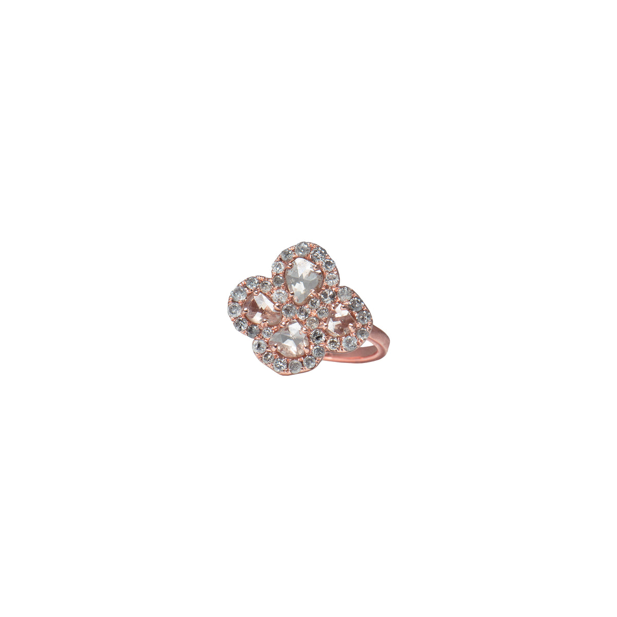 DIAMOND CLOVER RING - Bridget King Jewelry