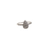 DIAMOND TEARDROP RING w/ GRAY DIAMONDS - Bridget King Jewelry