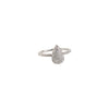 DIAMOND TEARDROP RING w/ WHITE DIAMONDS - Bridget King Jewelry