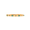 EMERALD BAGUETTE & DIAMOND BANGLE