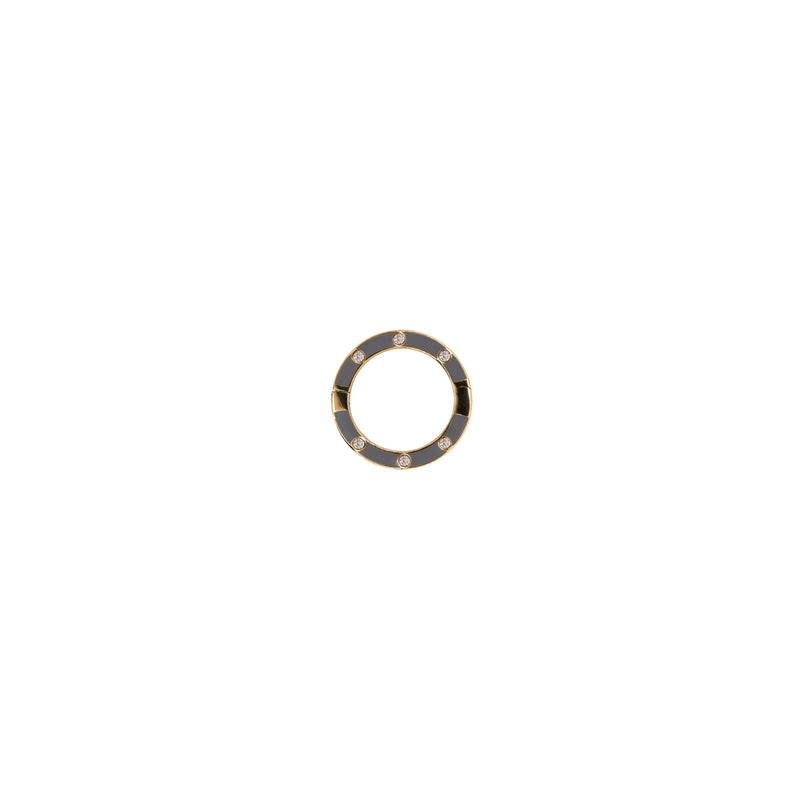 ENAMEL ROUND CLASP