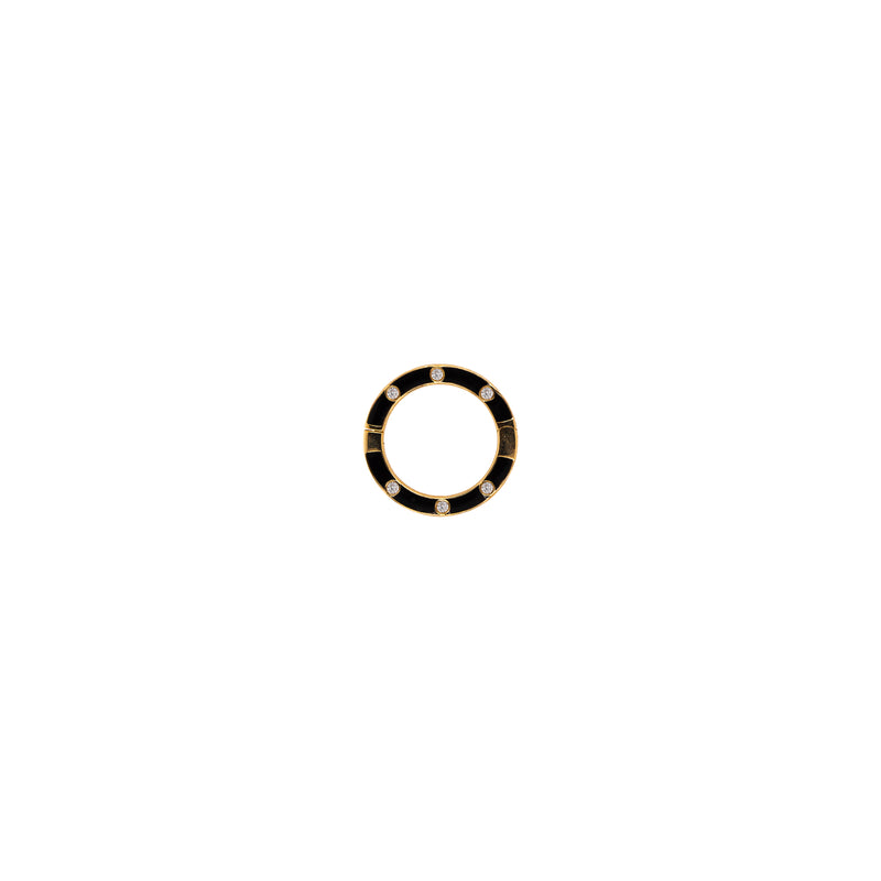 ENAMEL ROUND CLASP