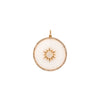 MOTHER-OF-PEARL HALO MEDALLION