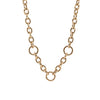 TAYLOR CHAIN NECKLACE w/ 3 CHARM CLASPS
