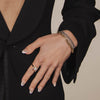 DIAMOND CURB CHAIN BRACELET