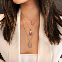 BABY ENAMEL HEART PENDANT
