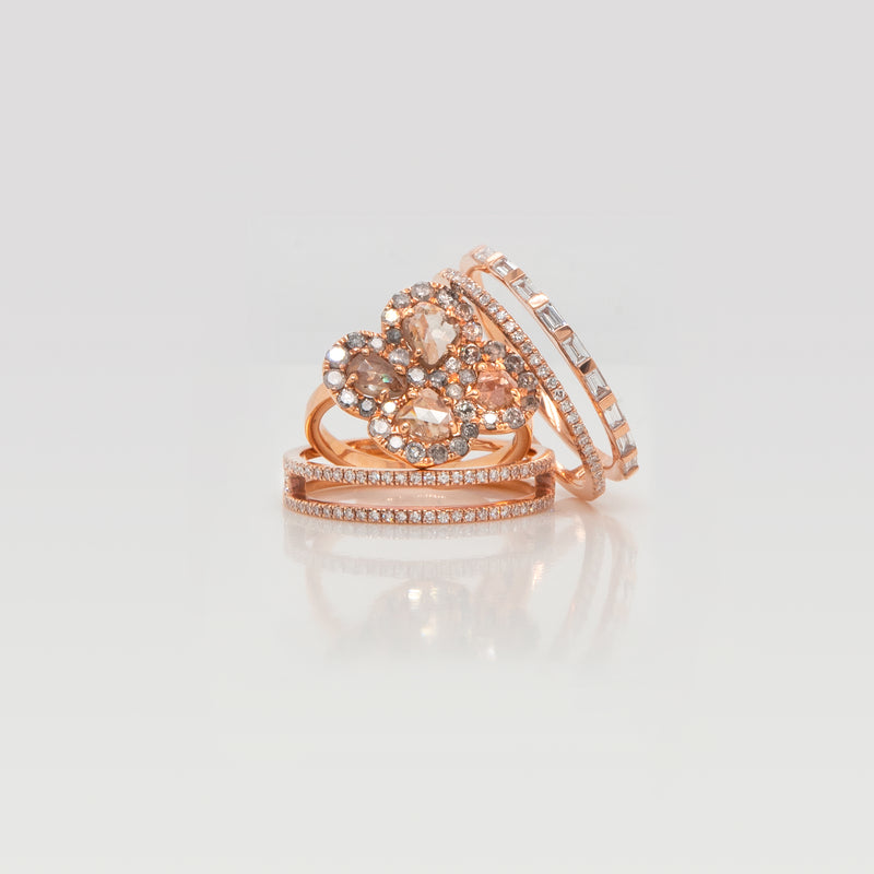 DIAMOND CLOVER RING - Bridget King Jewelry
