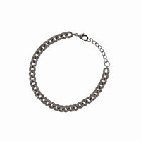 DIAMOND CURB CHAIN BRACELET