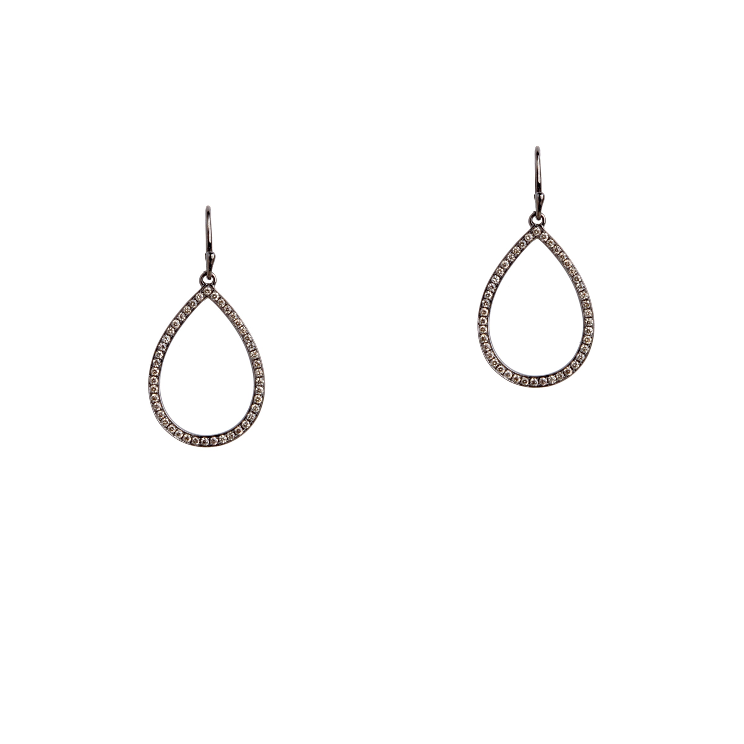 MINI PAVÉ & SMALL DIAMOND TEARDROPS - Bridget King Jewelry