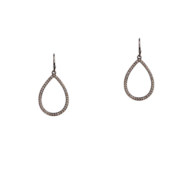 MINI PAVÉ & SMALL DIAMOND TEARDROPS - Bridget King Jewelry