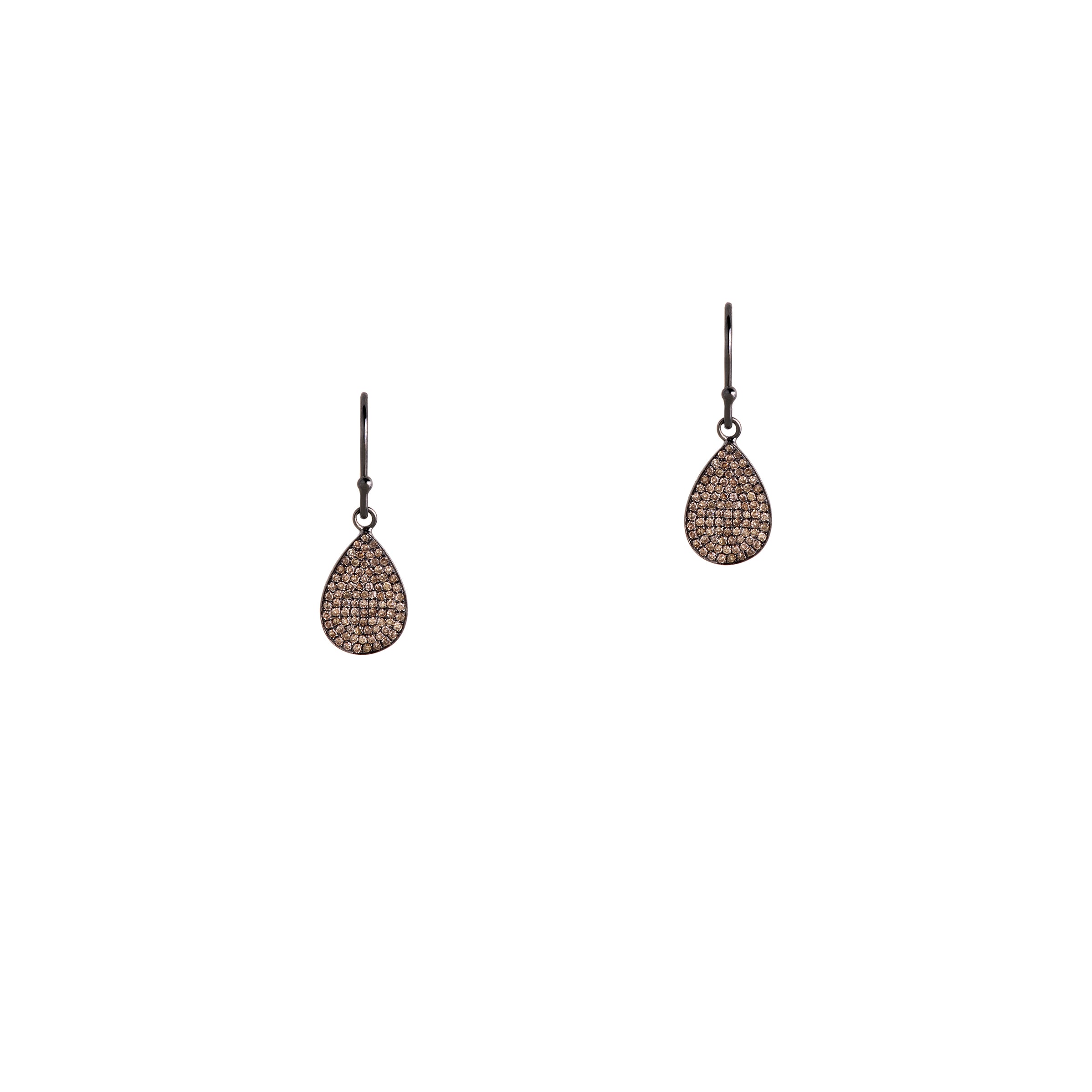 MINI PAVÉ & SMALL DIAMOND TEARDROPS - Bridget King Jewelry
