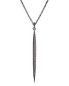 3" CHAMPAGNE DIAMOND SPEAR PENDANT - Bridget King Jewelry